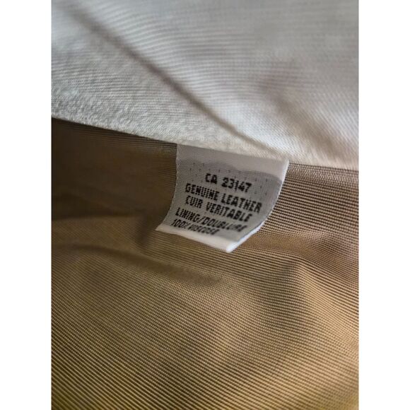 Talbots Blush Pink Genuine Italy Leather Tote Bag Snakeskin Embossed Purse - Picture 6 of 11